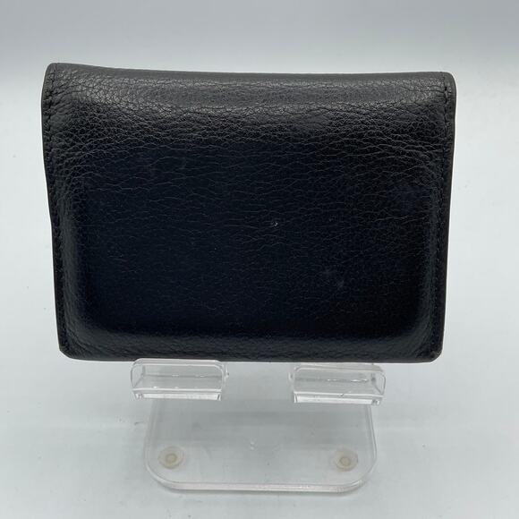 Tumi Men's Leather L Fold Wallet with ID Window, Black - Picture 2 of 8